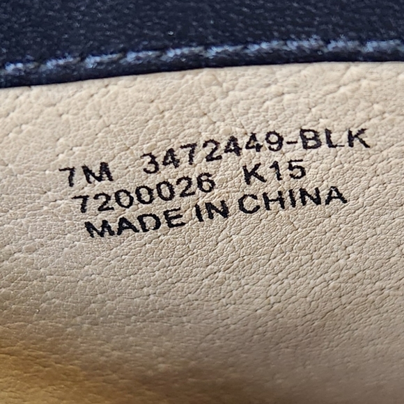 Frye "Laurie Harness Mule" Black Leather Moto Heeled Clogs | Women's Size 7 - Picture 11 of 12